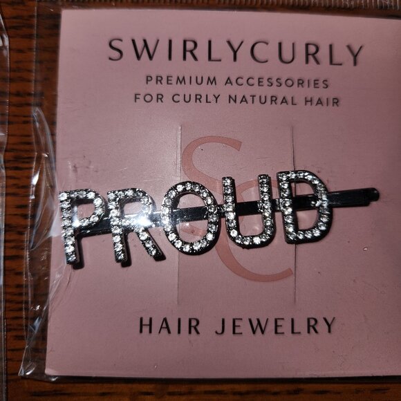 SwirlyCurly Rhinestone Hair Jewelry - Picture 1 of 1
